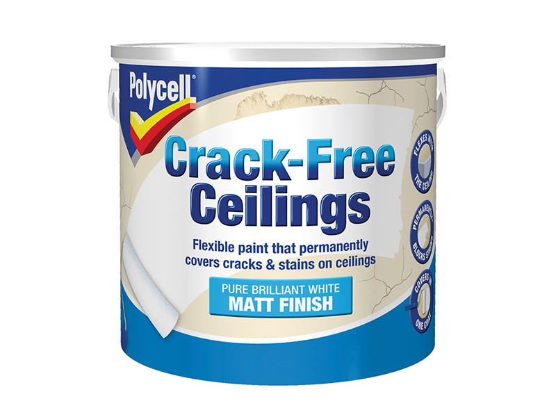 Polycell crack free ceilings