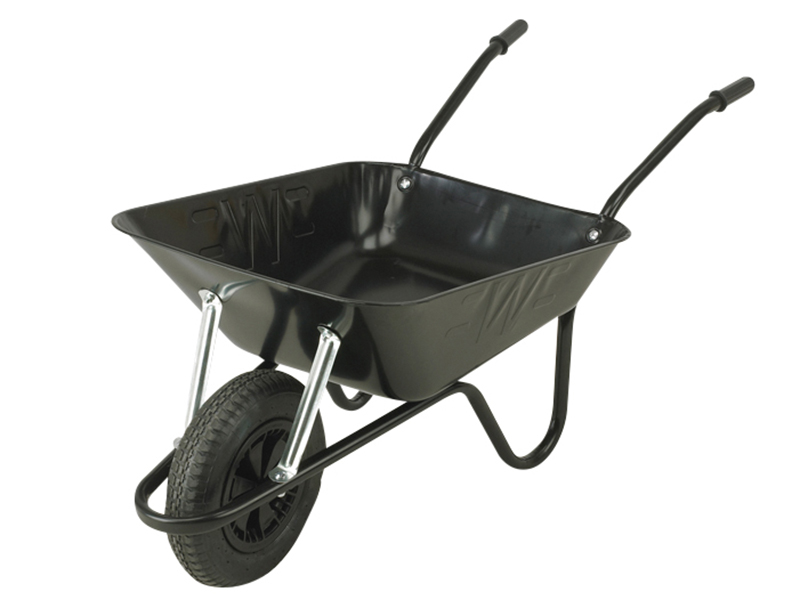 Accessories Trucks & Trolleys Wheelbarrows Walsall 85L Black