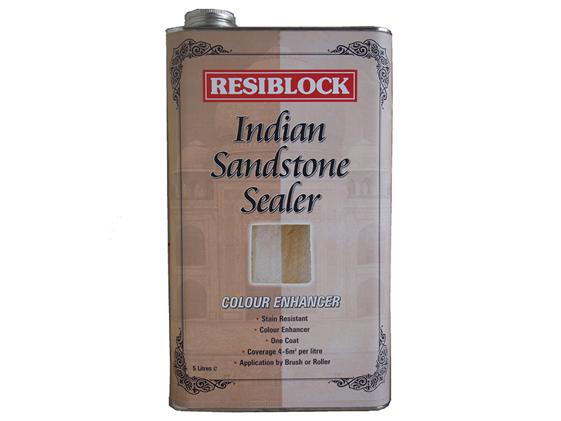 Colour Enhancer Free Roller Resiblock Indian Sandstone Sealer 5 Ltr 