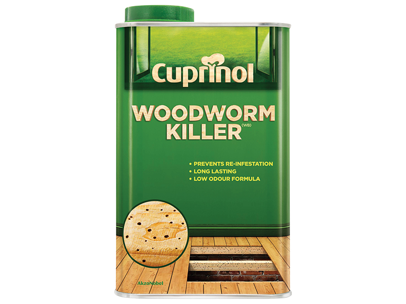 Decorating & Wood Care Stains & Treatments Woodworm Treatment Cuprinol Low Odour