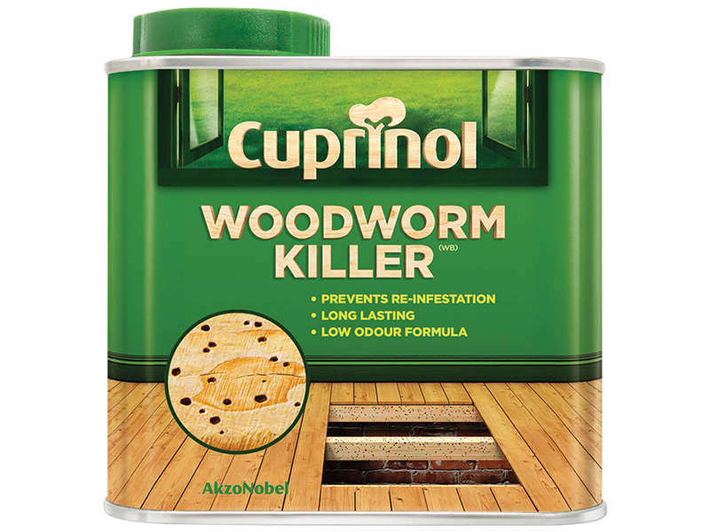 Decorating & Wood Care Stains & Treatments Woodworm Treatment Cuprinol Low Odour
