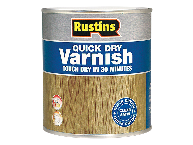 Decorating & Wood Care Wax & Varnish Varnishes Rustins Quick