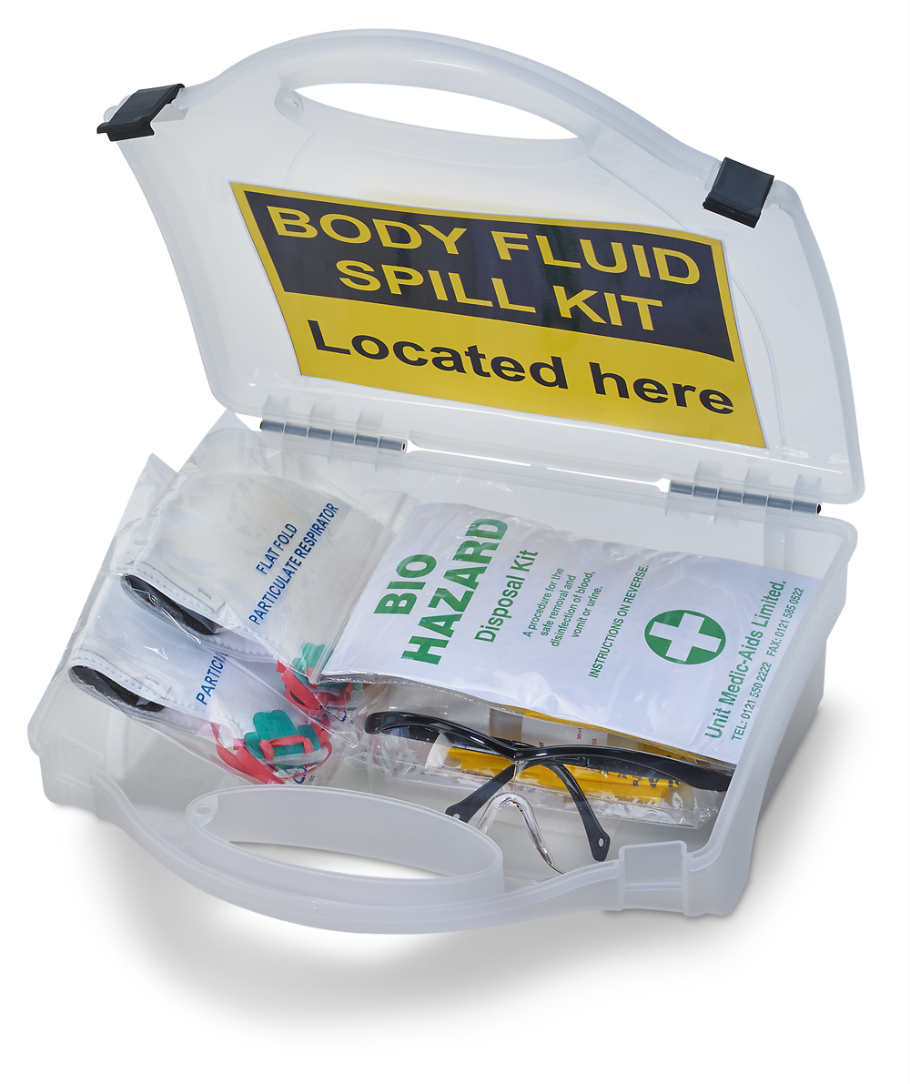 Body Fluid Spill Kit Contents List
