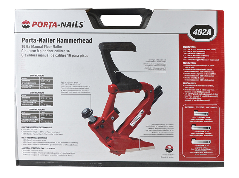 Power Tools Nailers & Staple Guns Flooring Cleat Nailers Porta